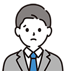 悩んでいる男性