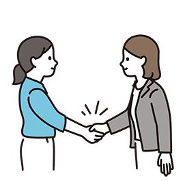 信頼の握手
